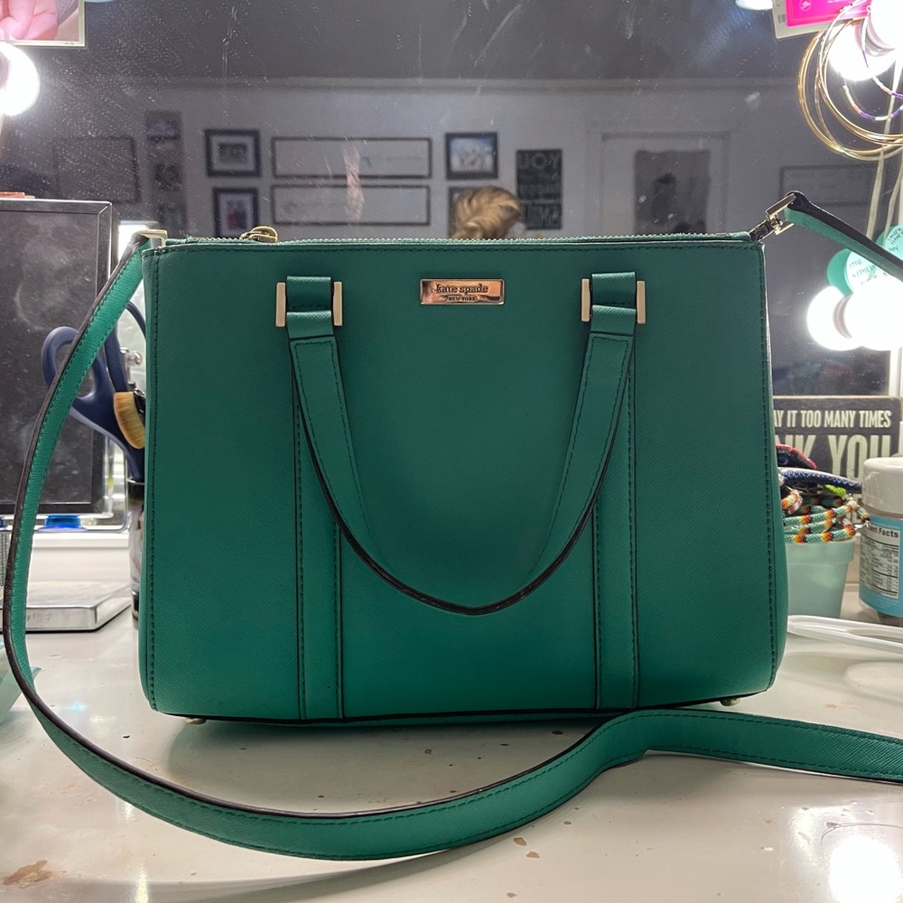 Teal Kate Spade bag